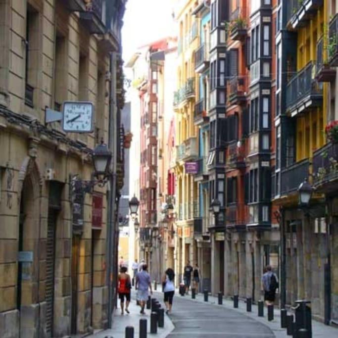 La Casita Verde. Metro Cerca Del Casco Viejo Bilbao Eksteriør billede